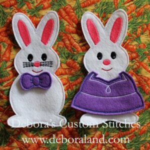 Bunny Felt Dolls