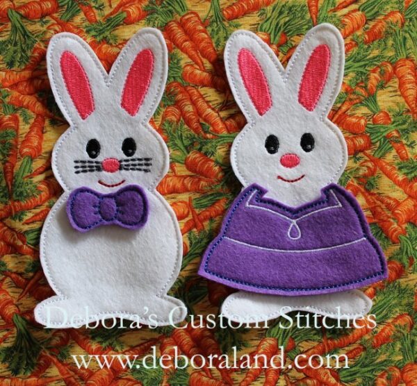 Bunny Felt Dolls