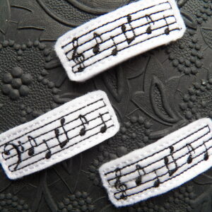 Music Sheet Felt Clip'ems