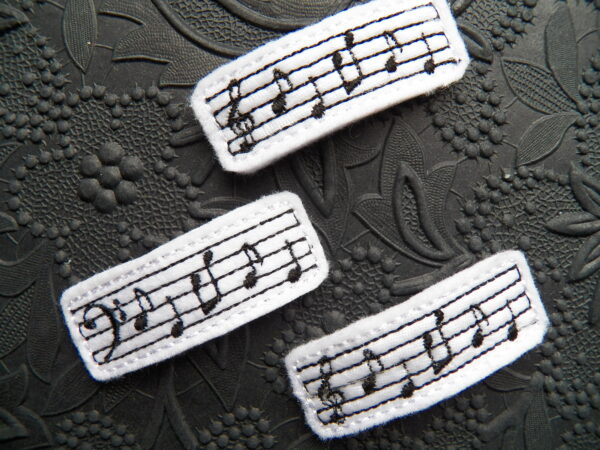 Music Sheet Felt Clip'ems