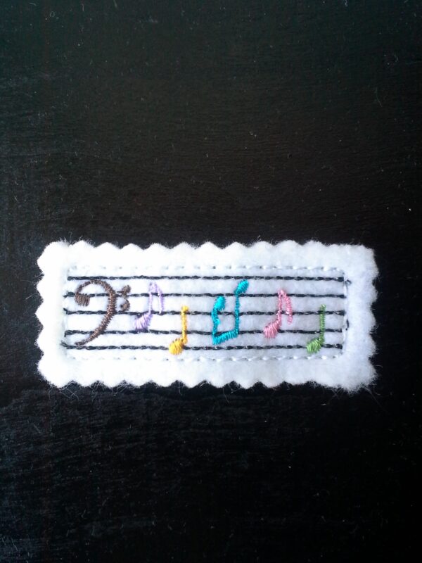 Music Sheet Felt Clip'ems