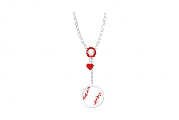 Baseball Drop Necklace