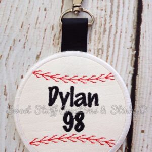 Baseball Bag Tag