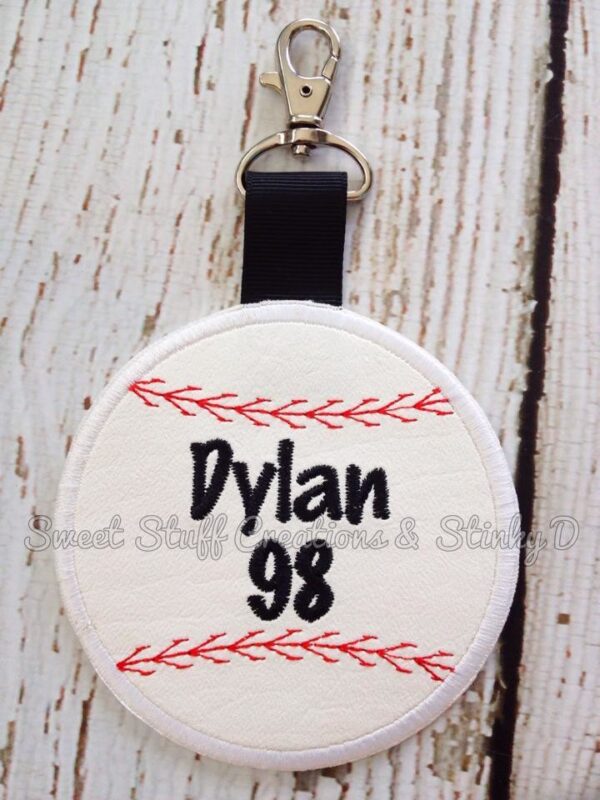 Baseball Bag Tag