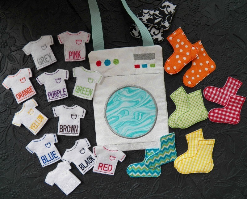 Laundry Matching Game and Tote