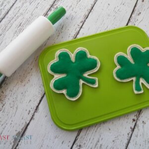 Shamrock Felt Cookie