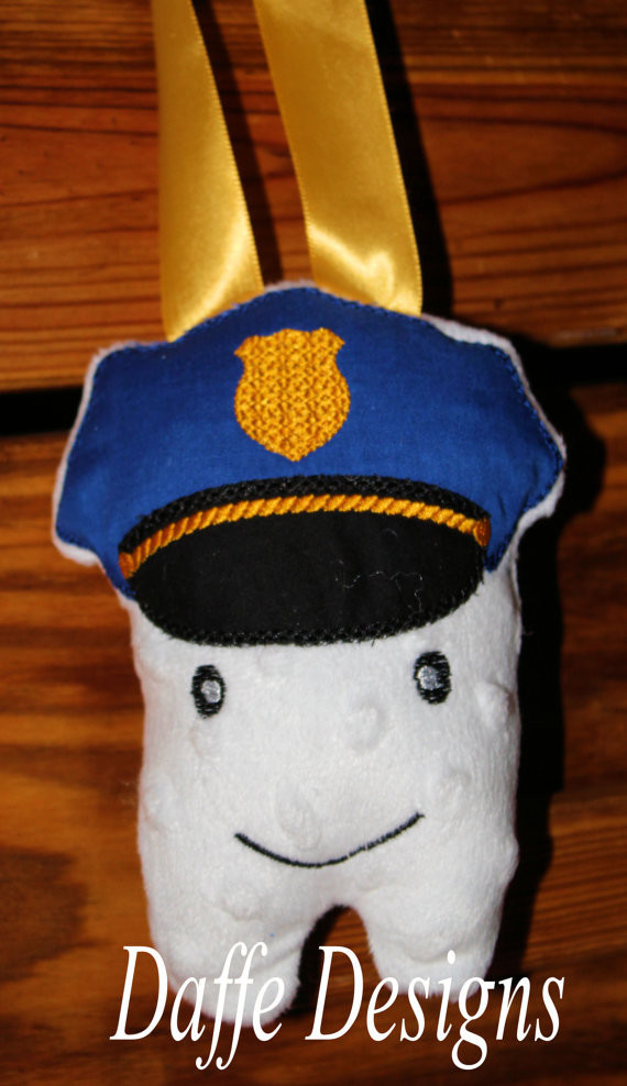 ITH Policeman Tooth Pillow