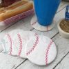 Baseball Coaster and Mug Rug