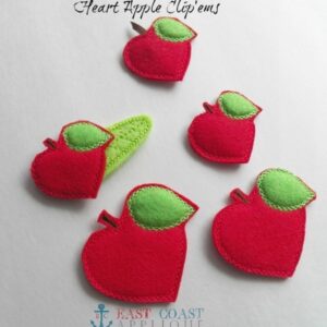 Apple Heart Clip'em