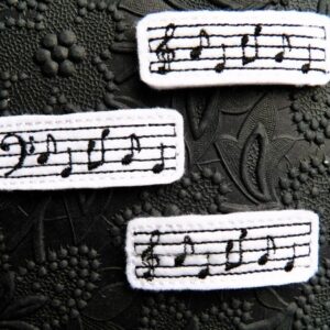 Music Sheet Felt Clip'ems