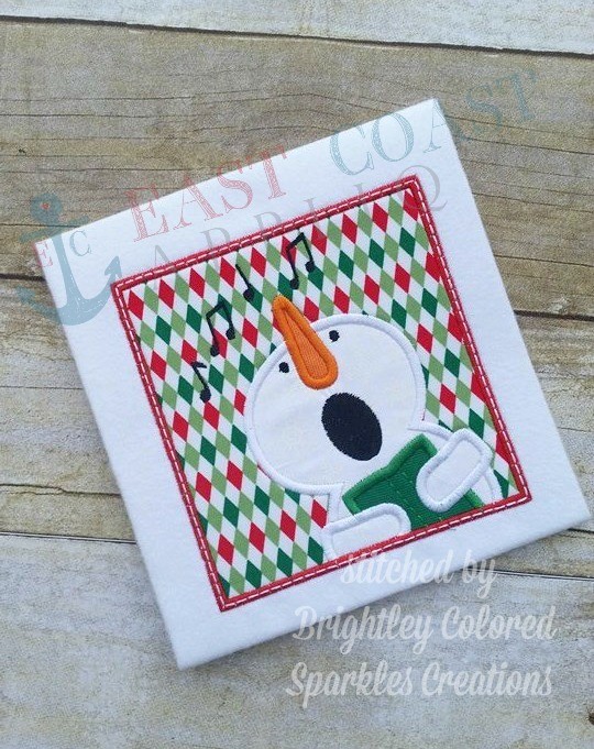 Singing Snowman Patch