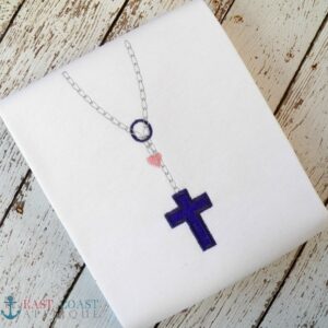 Cross Drop Necklace