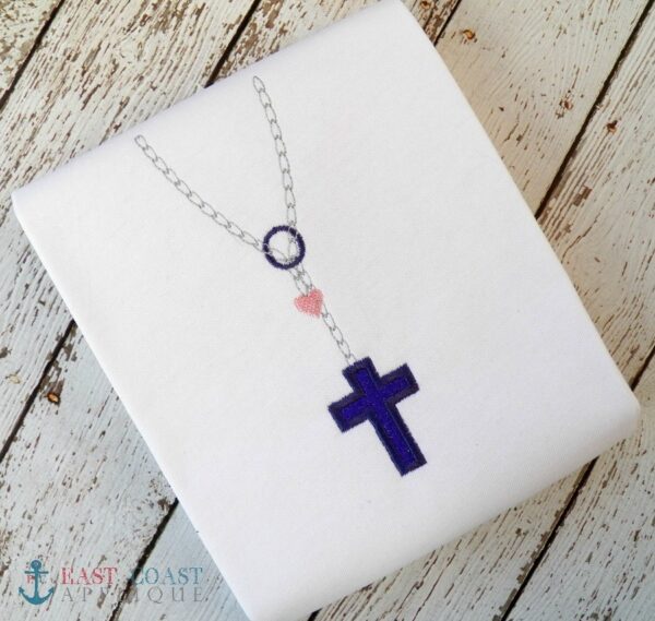 Cross Drop Necklace