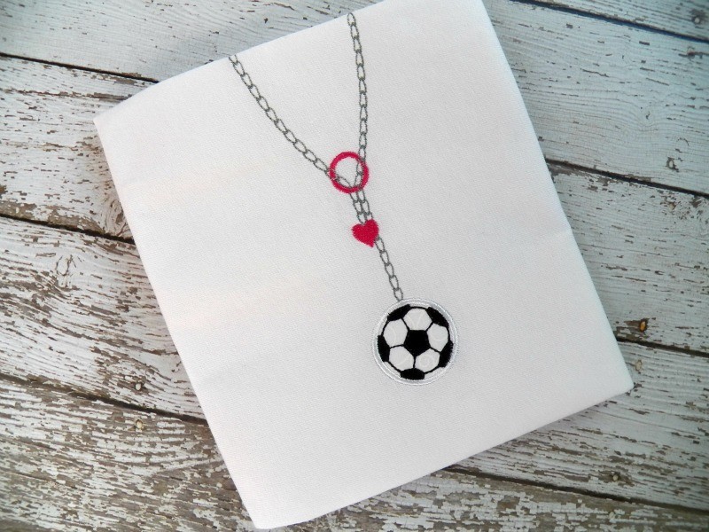 Soccer Ball Drop Necklace