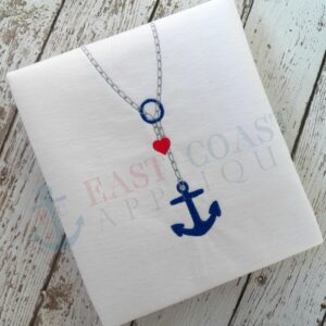 Anchor Drop Necklace