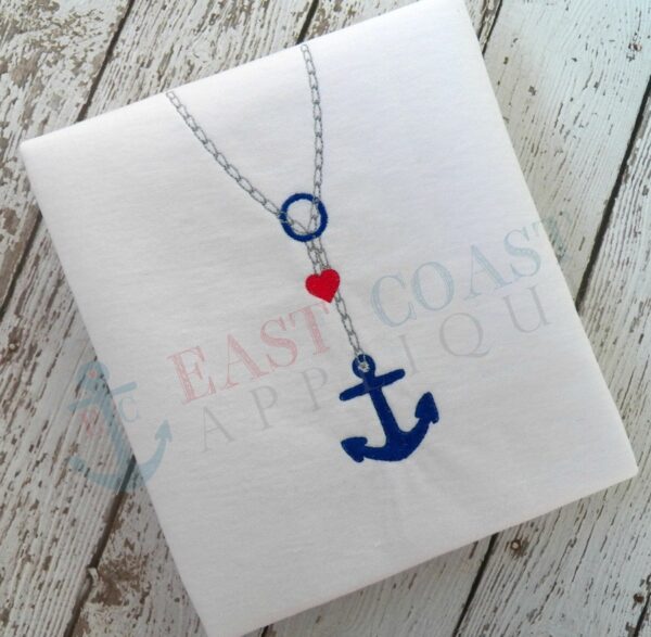 Anchor Drop Necklace