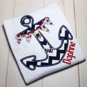 Anchor with Pennants