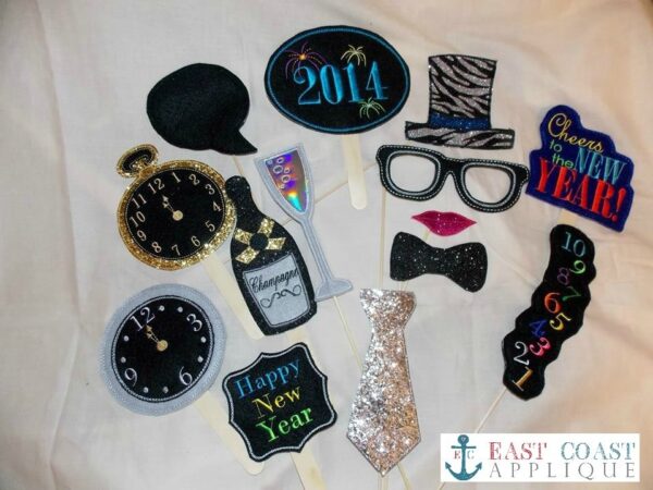 New Years Photo Props